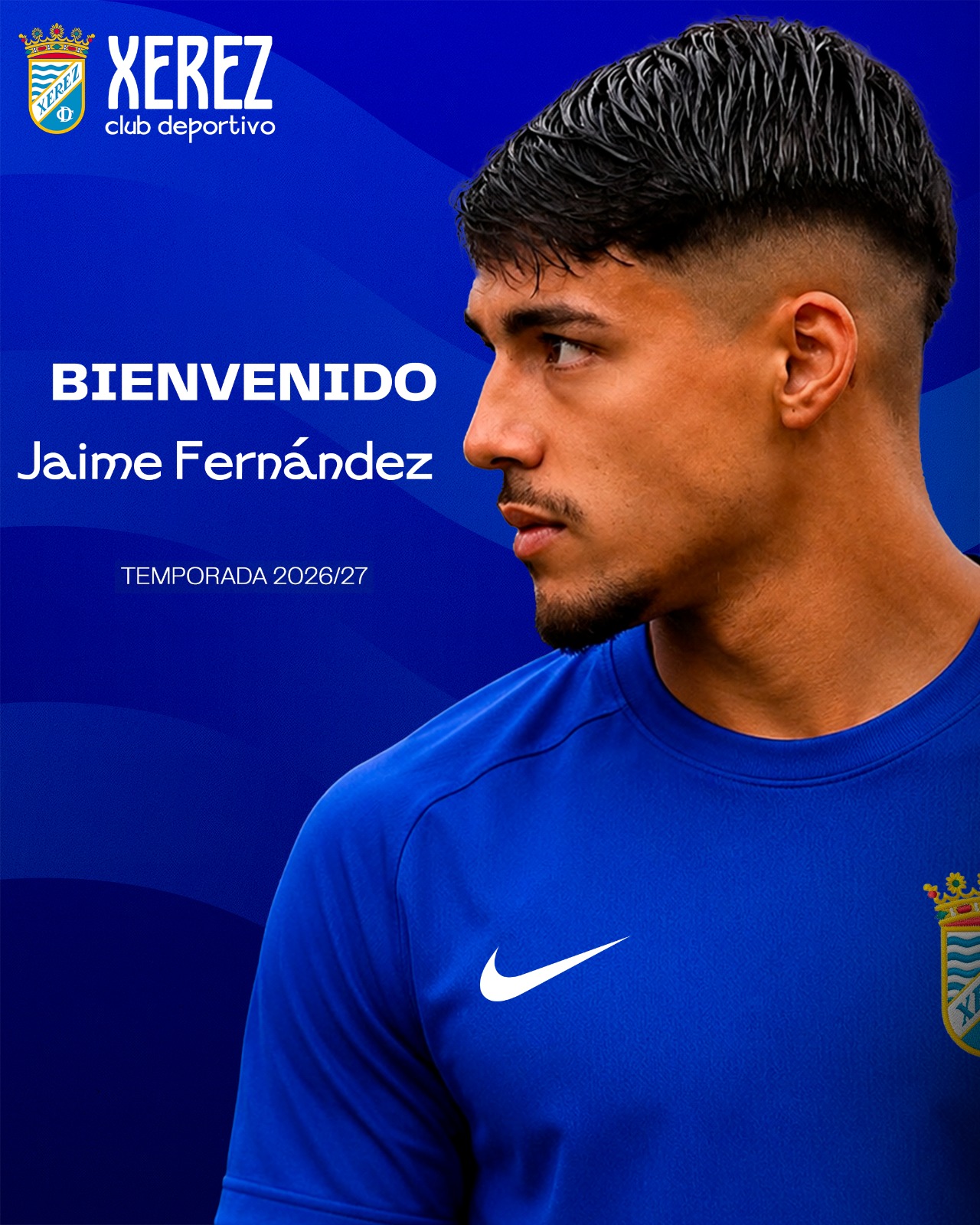 El Xerez CD firma al extremo sub-23 Jaime Fernández