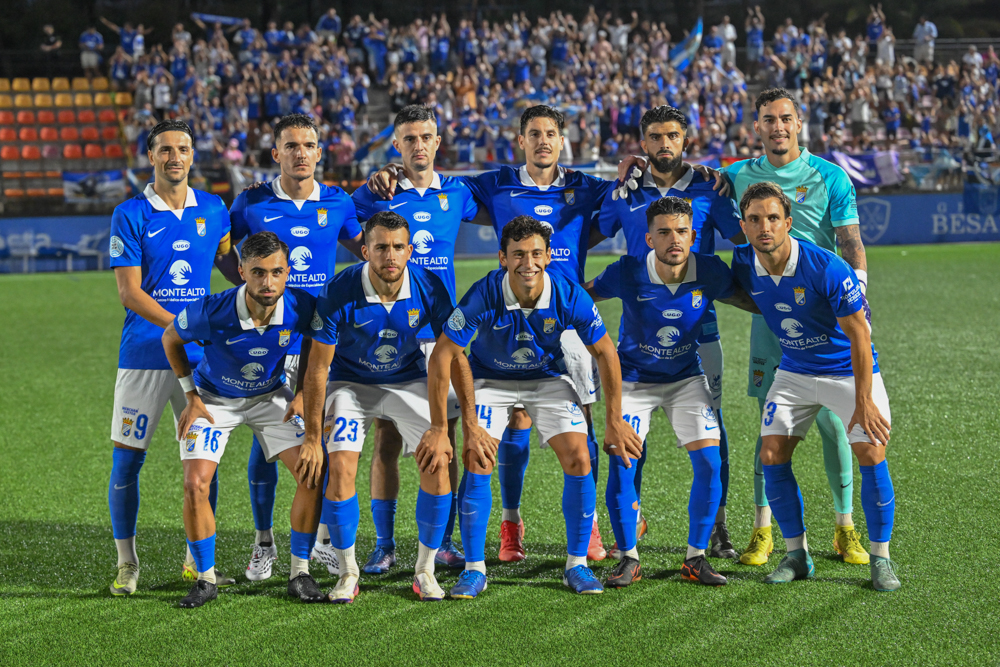 The Xerez CD starting eleven before the league opener at the Muñoz Pérez in Estepona